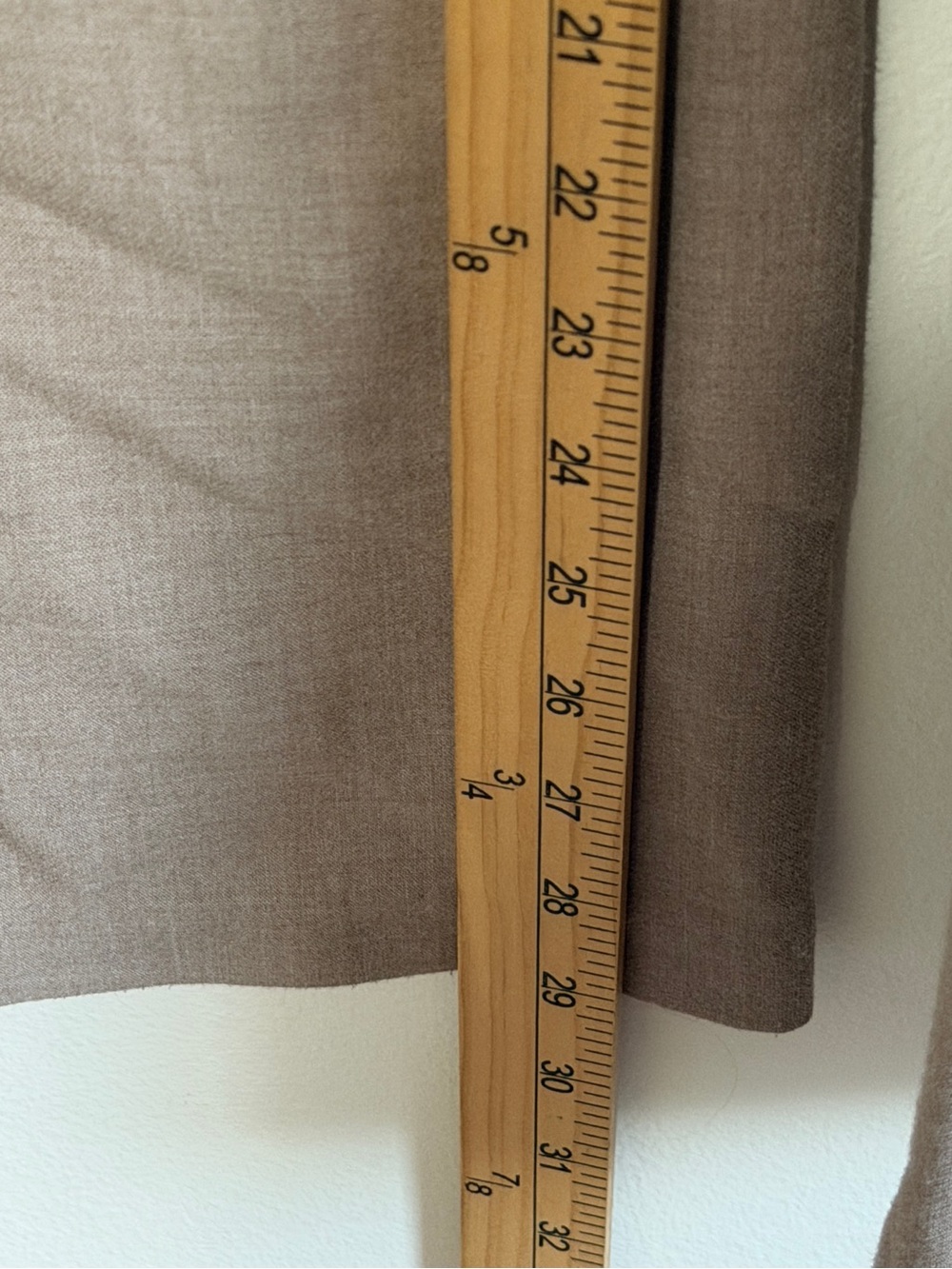 Abercrombie & Fitch Sloane Tailored Pant Light Brown Size Small A&F - Picture 7 of 7
